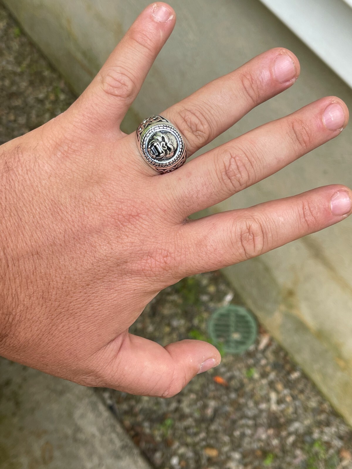 Real 925 Sterling Silver Mens Plain Gorilla Monkey Ape Ring Sz 7 8 9 10 11 12 13