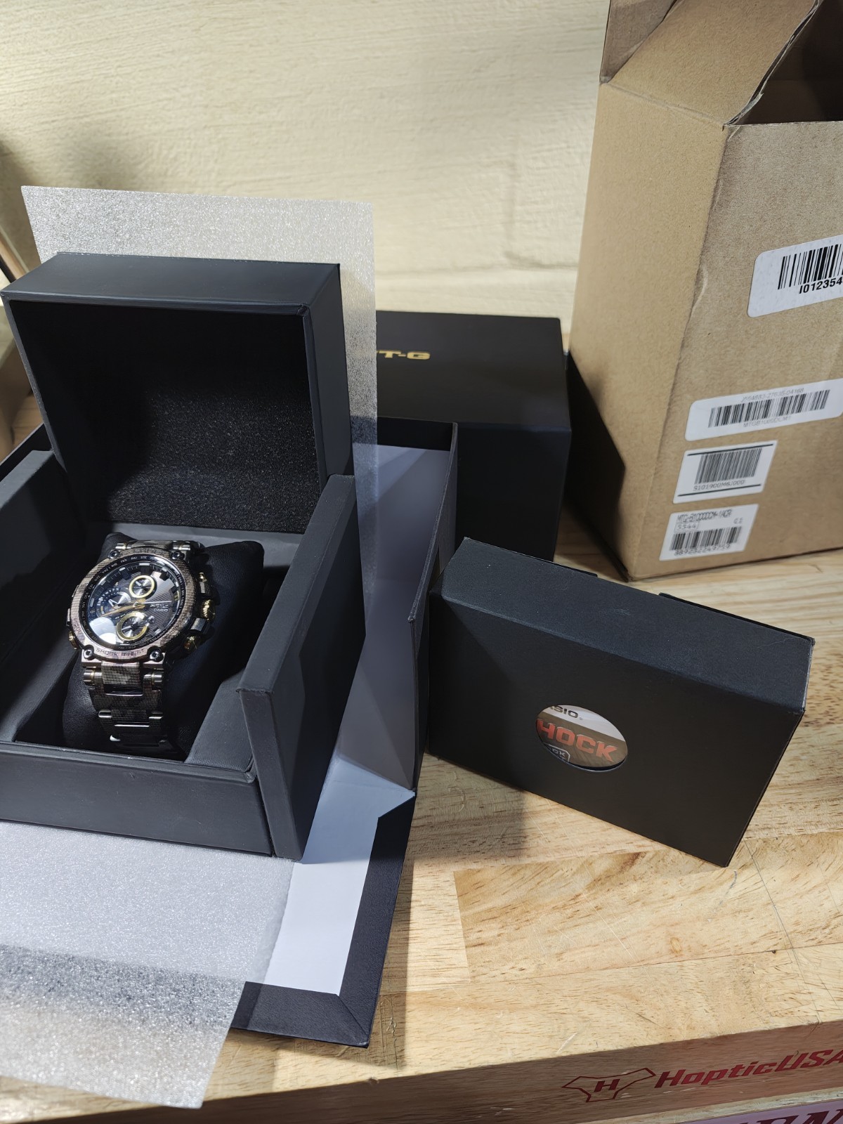 Casio G-SHOCK MT-G -B1000DCM-1ACR. MINT Never Worn . All The Paperwork