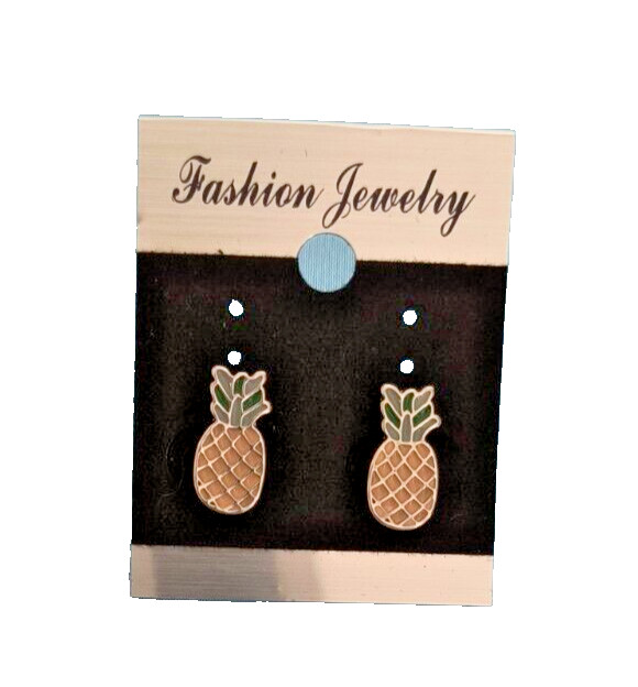 New Fashion Jewelry Girls Teens Post/Stud Earrings Pineapples Multicolor