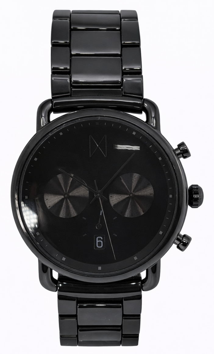 MVMT Black Ceramic Chronograph Men’s Watch Date 3 Bar Japan Movement
