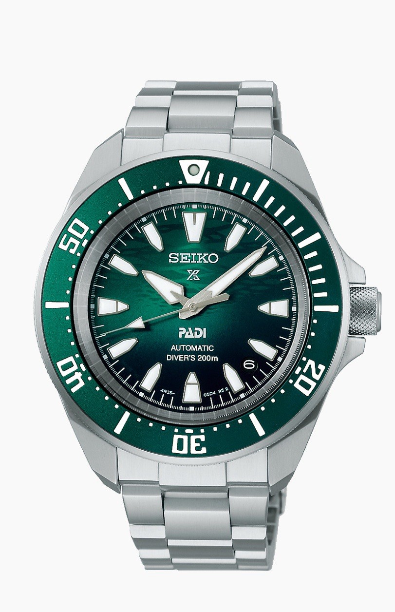 Seiko Prospex Sea Samurai PADI Divers Green Dial Special Edition Watch SRPL13