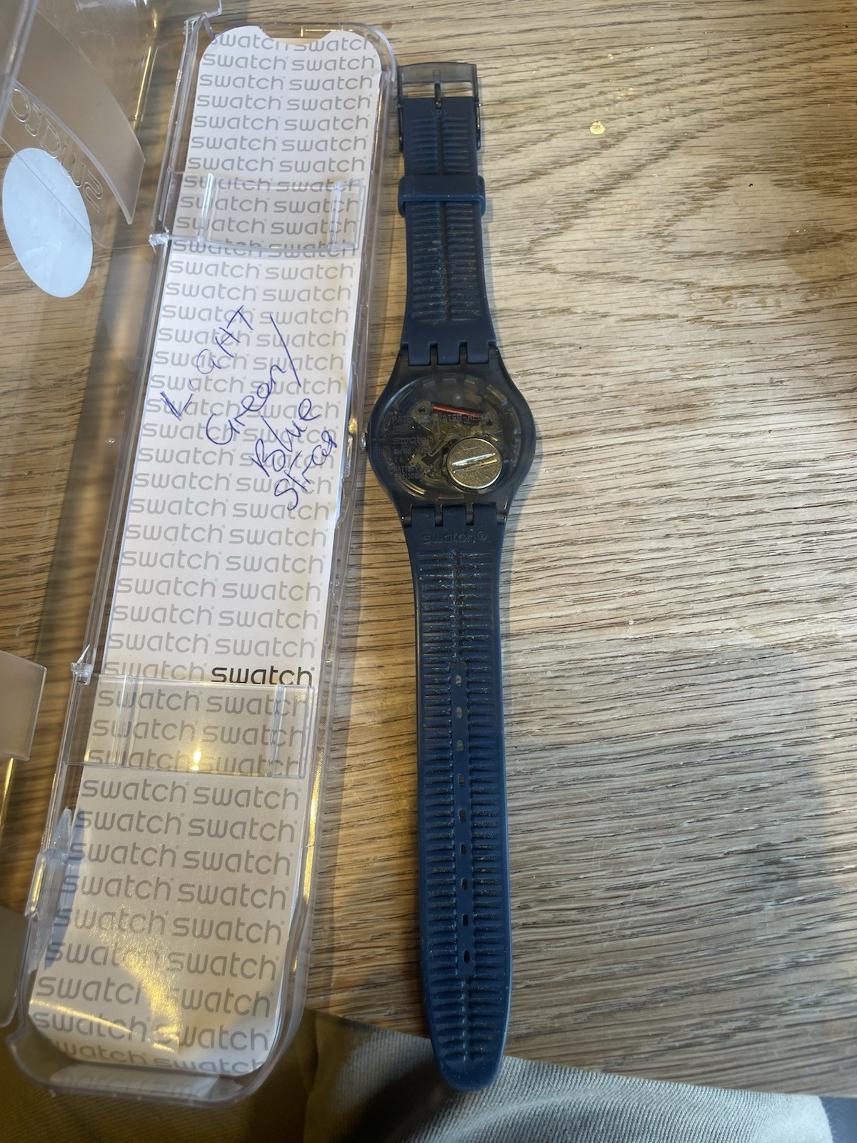 Job Lot 4x Swatch New Gent Watches 41mm Case Clear Cases Orangeboost Swiss Made
