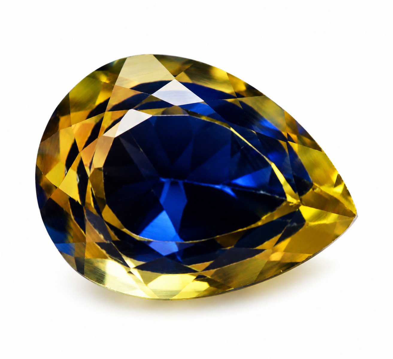 AAA Natural Exquisite 13.55 Ct Pitambari Sapphire GIE Certified Pear Loose Gem