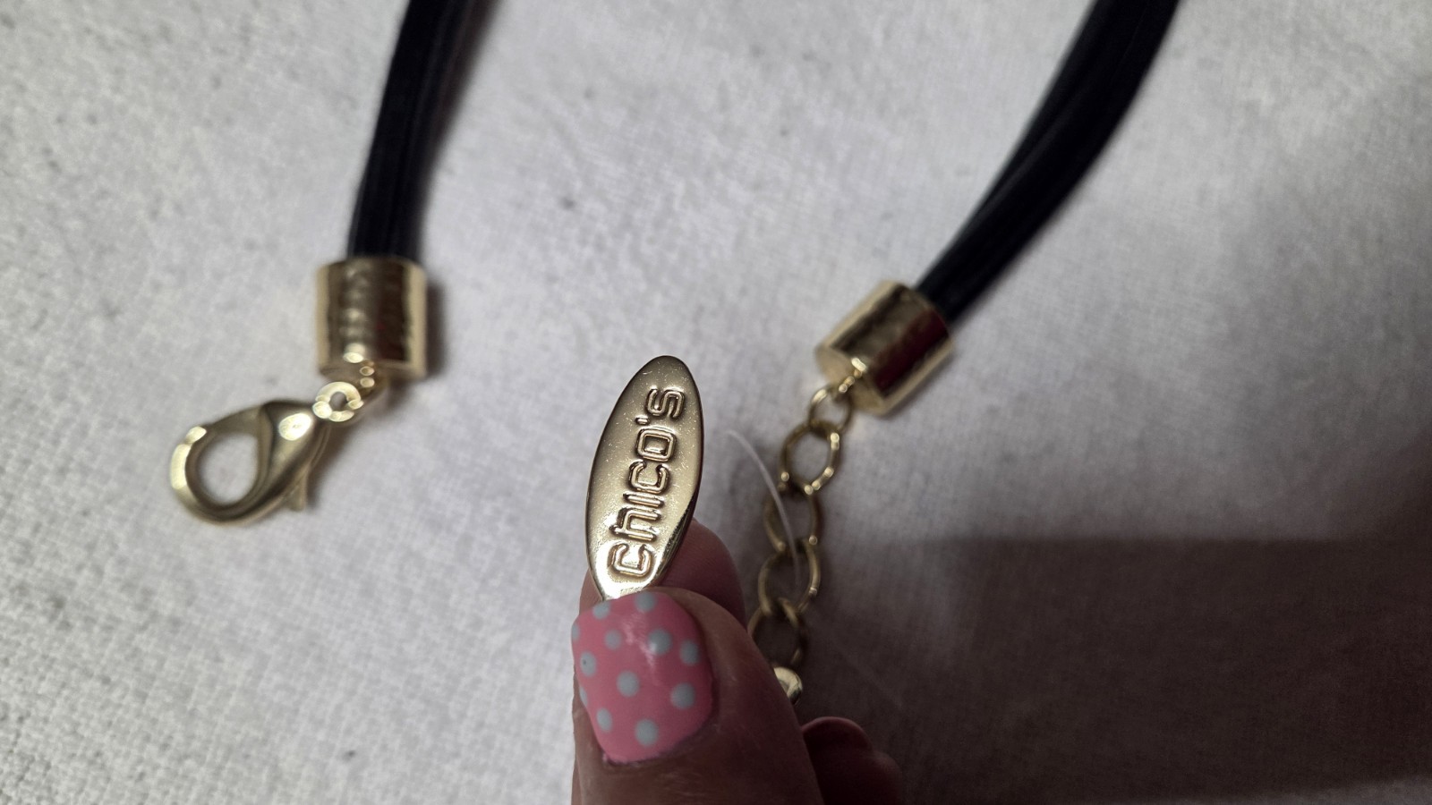 CHICO’S Cailyn Triple Pendat Necklace