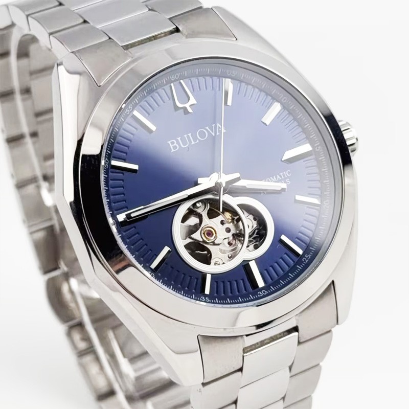 Bulova Surveyor 96A275 Automatic Men’s watch Blue Dial Stainless Steel 42mm