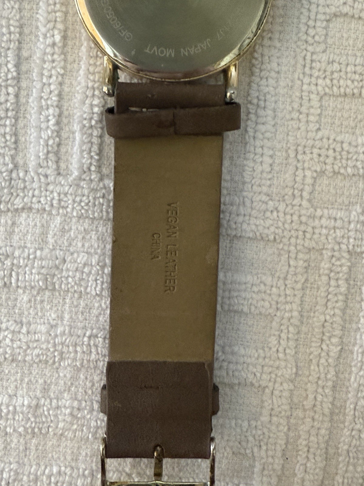 Men’s Military/nautical Style Quartz Watch Japan Movement Gold Tone Bezel w Band