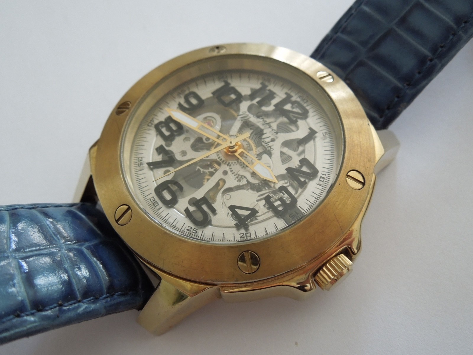 Watch Graf Von Monte Wehro Automatic Water Resistant Skeleton Stainless Steel