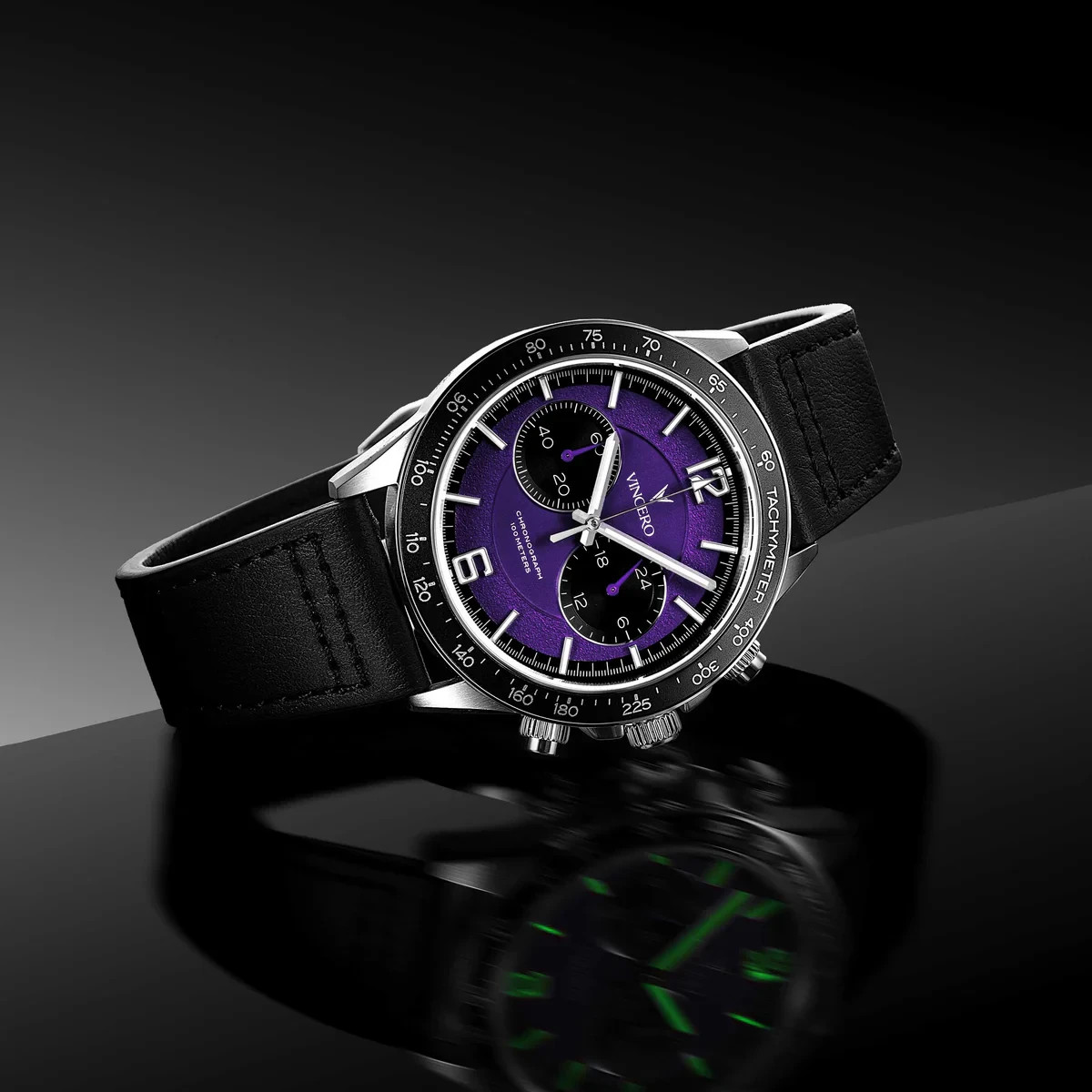 BRAND NEW VINCERO Apex Limited Edition Purple Infrared Seiko VK64 Hybrid