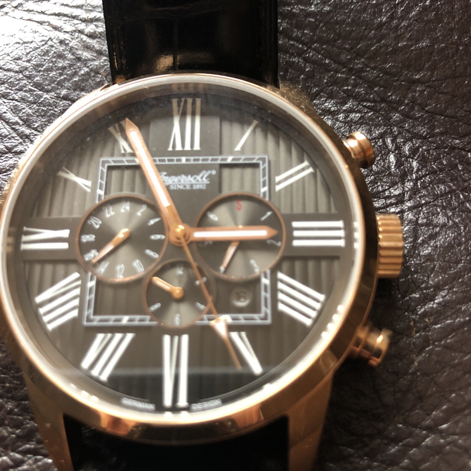 INGERSOLL IN1409 PE AUTOMATIC COOPER BLACK DIAL WATCH DUSTY ROSE LMTD EDITION 👀