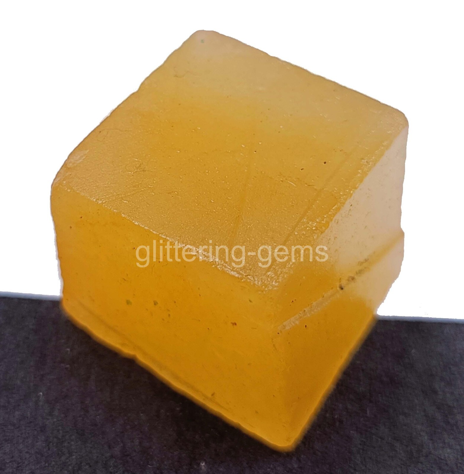 95–100 Ct Natural Dyed Yellow Sapphire Cube Rough IGL Certified Gemstone 5DOI