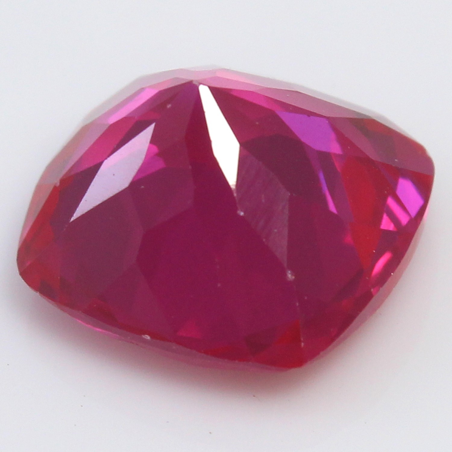 Natural 11.65 Ct Certified UTAH Red BeryI Bixbite 13×13 MM Cushion AAA+ Gemstone