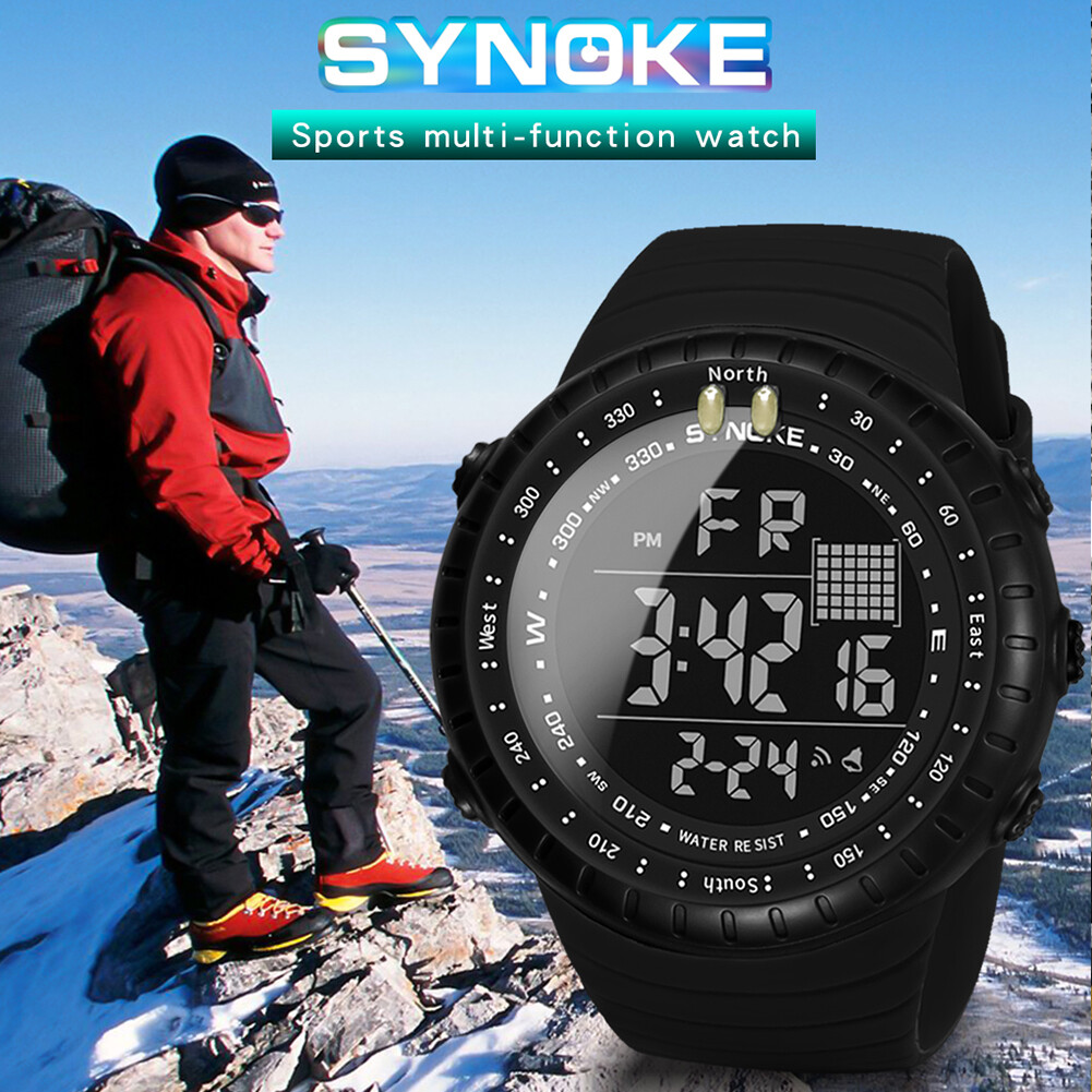 30M Waterproof Military Army Green Camouflage Watch Digital Wrist Watch Men
