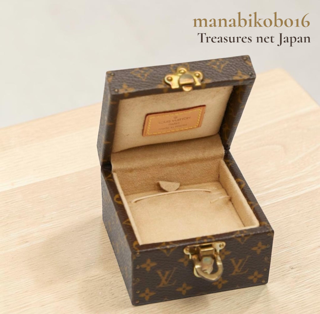 Louis Vuitton Jewelry Case Monogram Ring Box Brown Rare Ecrin de L’Eclat