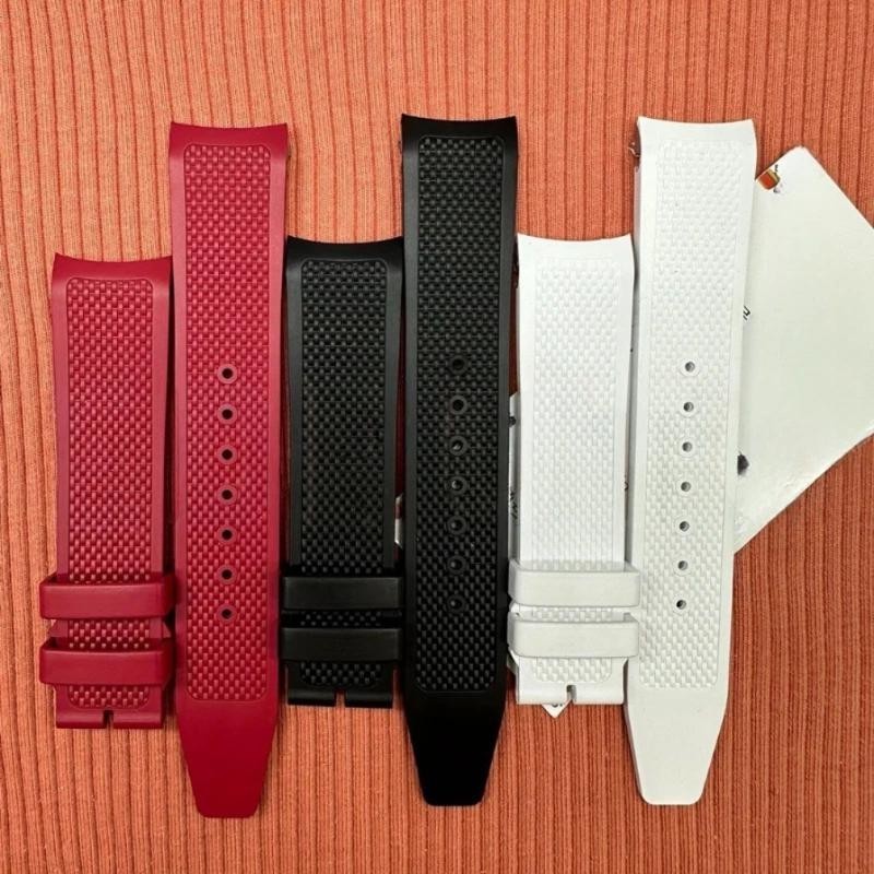 20mm FKM Vulcanized Rubber Strap Fits IWC Portugieser IW358312 IW371607