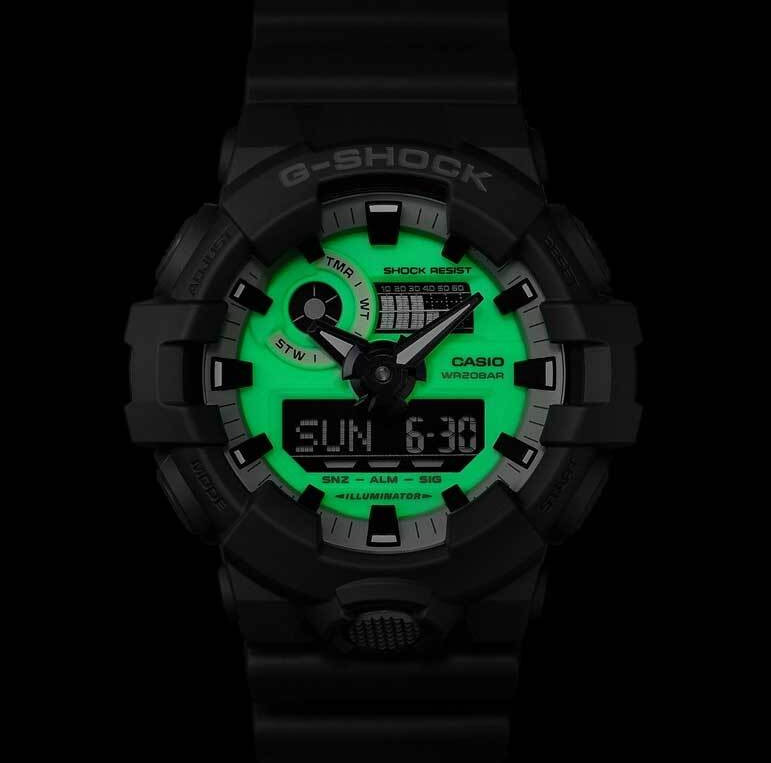 Casio G-Shock GA-700HD-8A Analog Digital Men’s Watch Water Resistance 200m