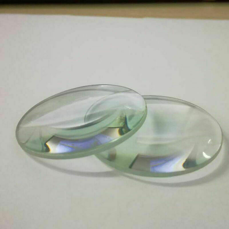 2PC Optics Glass Double Convex Lens Focal 50/200/300mm Magnifying Glass