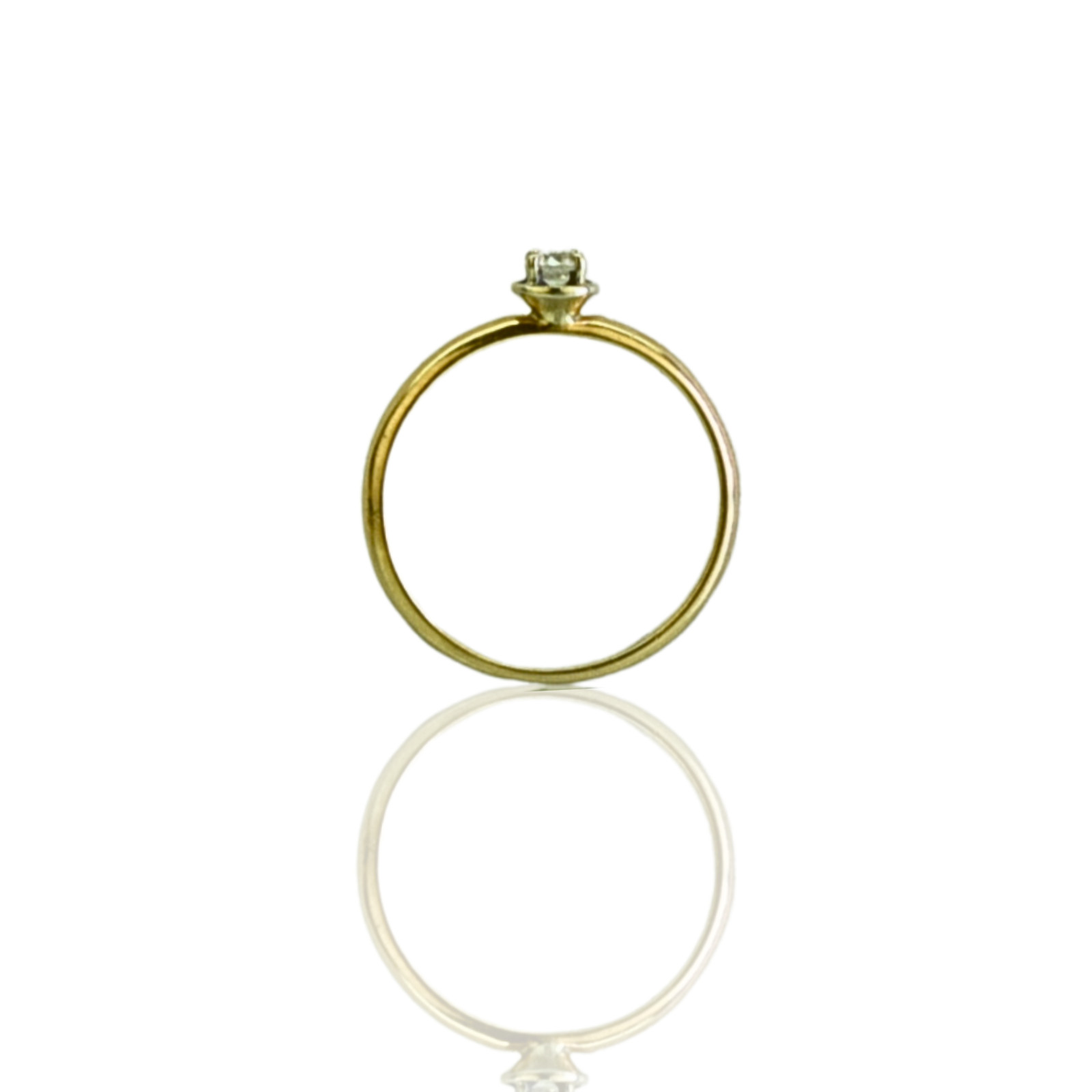 14k Yellow Gold Ring with Stone Women’s Size 5.5 | 1.5 Grams | 585 Stamp