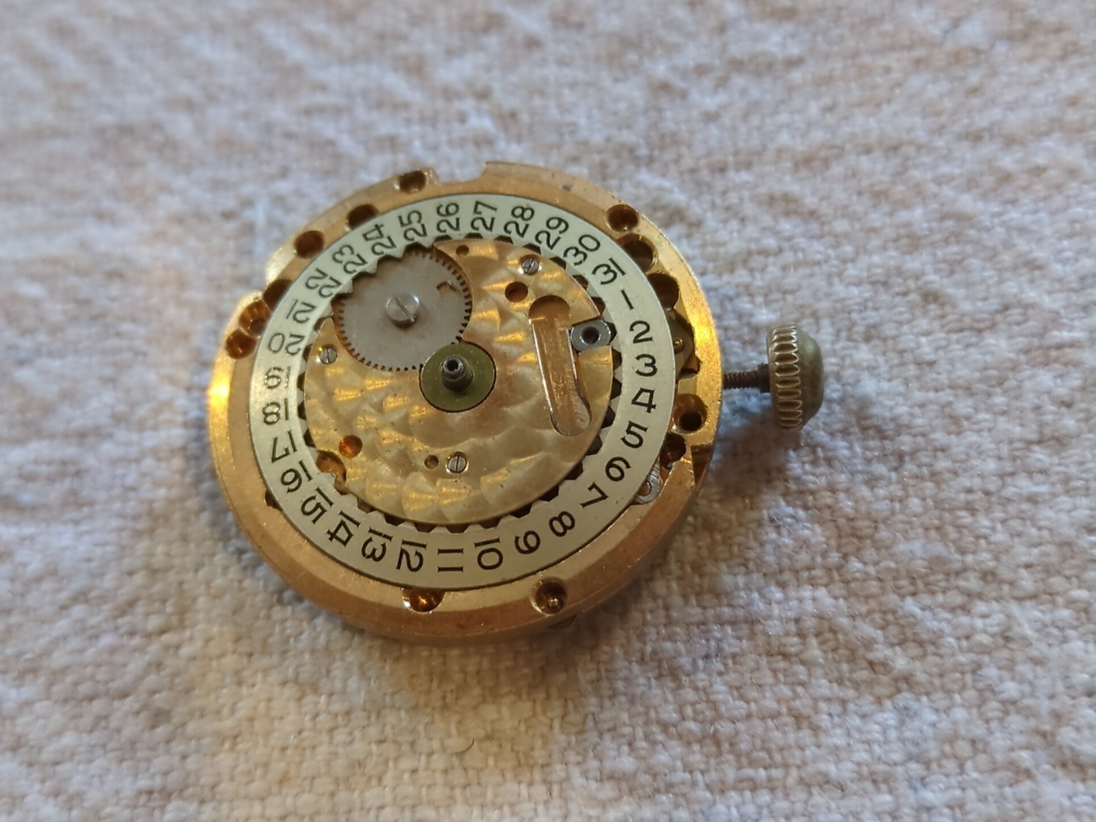Ernest Borel Automatic Cronostar with Date. Includes Dial, Case, and Parts. Look