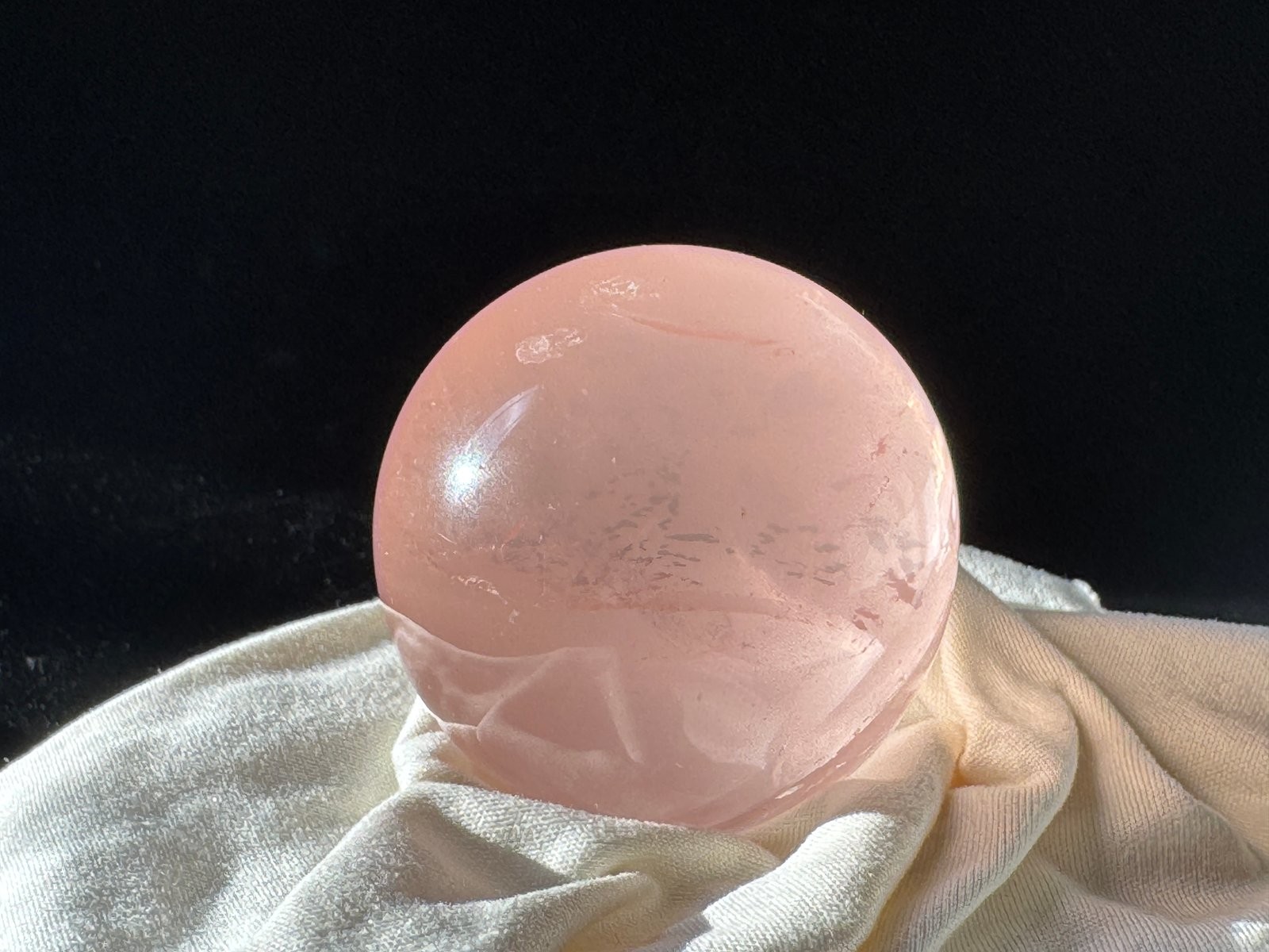 Rose Quartz Sphere for Love Harmony and SelfCare