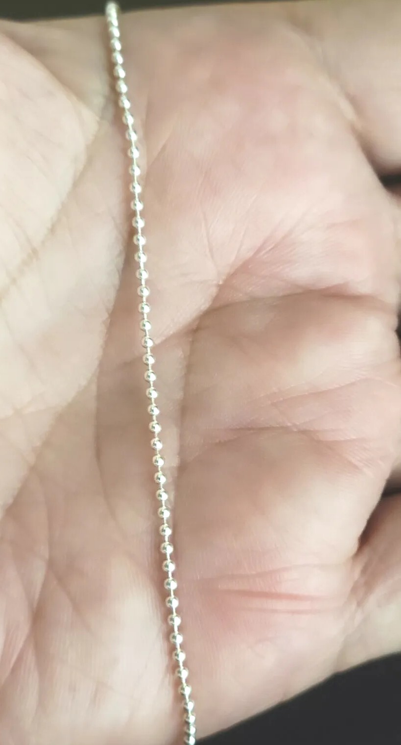 Erick’s Sterling Silver Beaded Link Bracelet 7.2 in. long Taxco.925