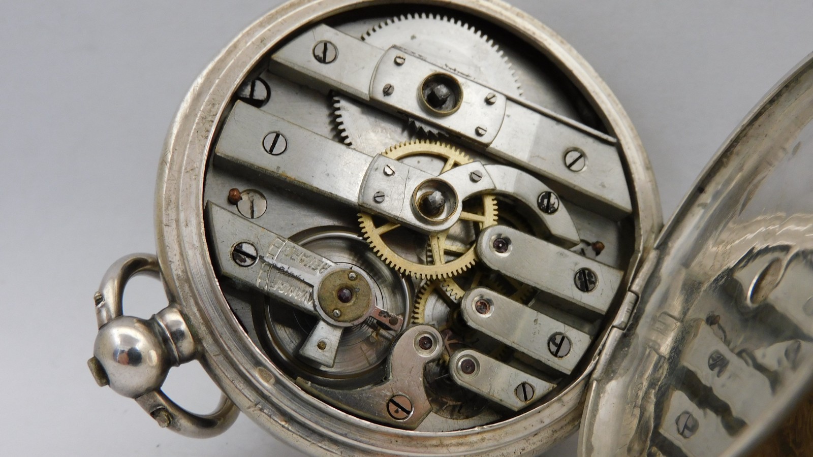 Silver pocket watch works soapette silver pocket watch works A339