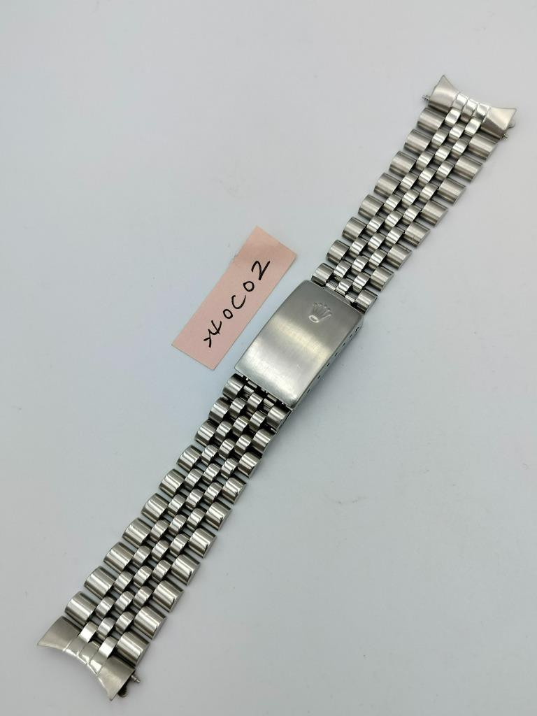 Authentic 1980s Rolex 1601 16014 Steel Bracelet 20mm Swiss 62510H 555 – 24OC02