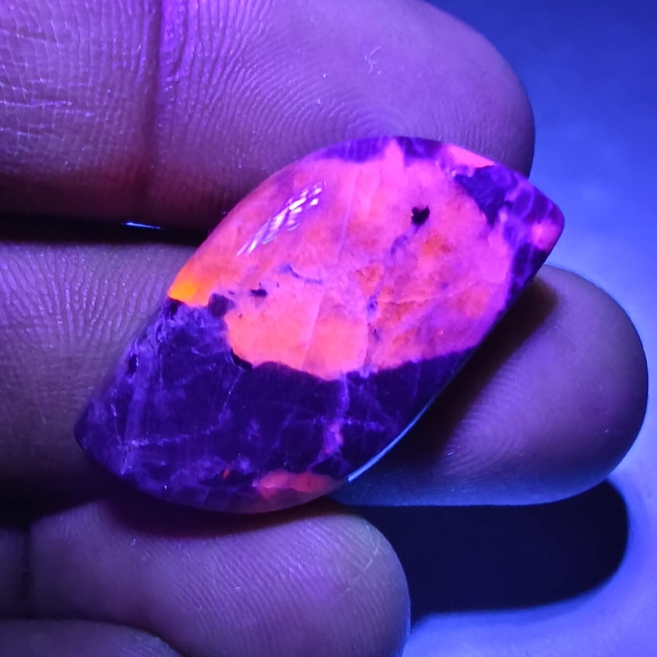 20.50 Cts Natural Yooperlite Cabochon Gemstone 29×15.1×5.8 MM