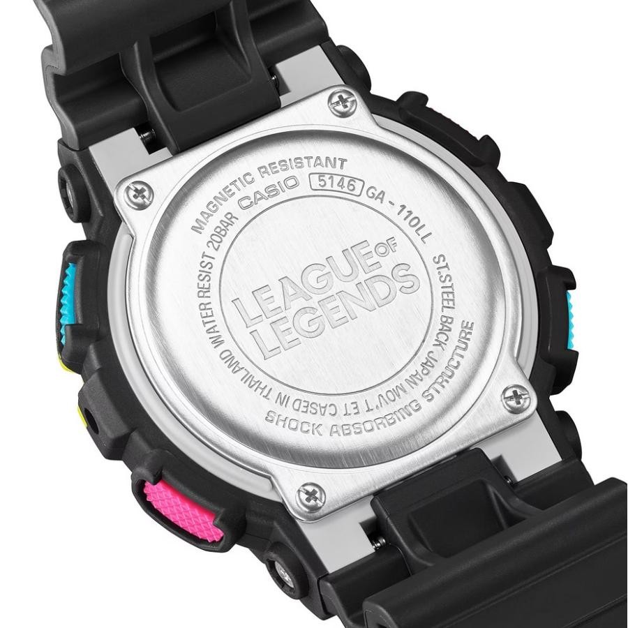 CASIO G-Shock GA-110LL-1AJR League Of Legends JINX Digital & Analog Watch New