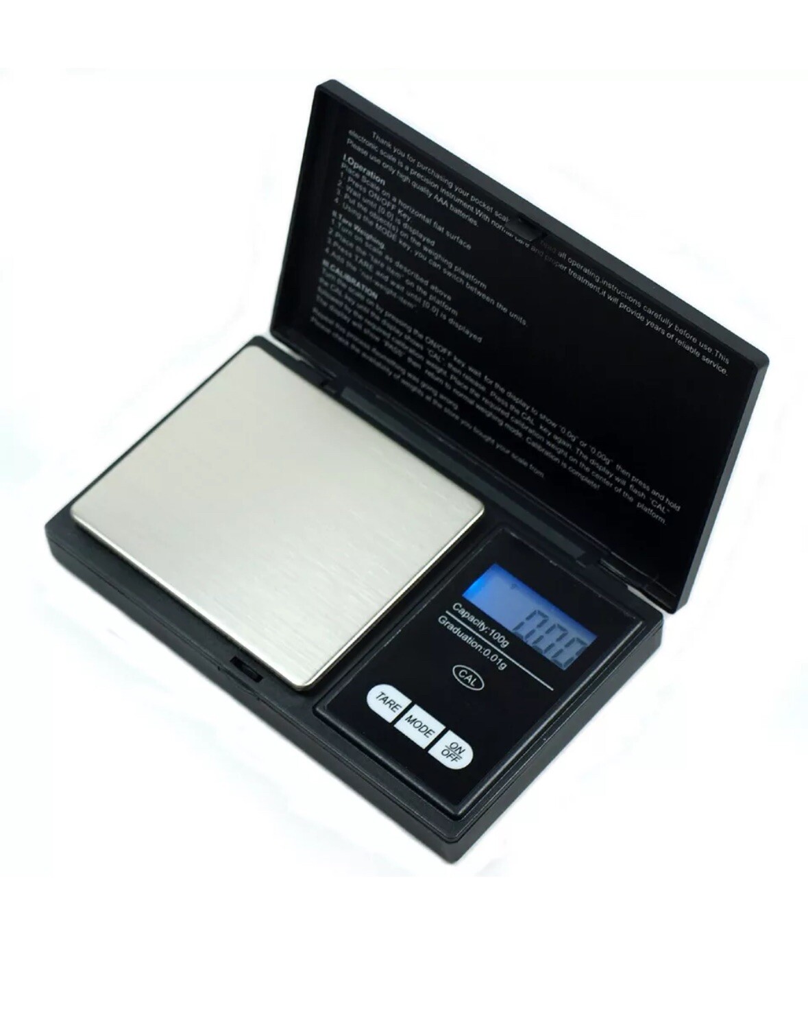Digital Pocket Scale 0.01 Precision Jewelry Gold Silver Coin Gram 100g x 0.01g