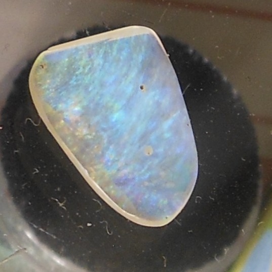Rare 2.15ct Mexican Fire Opal freeform size dimensions=13.7mm x 10mm x 2.3mm