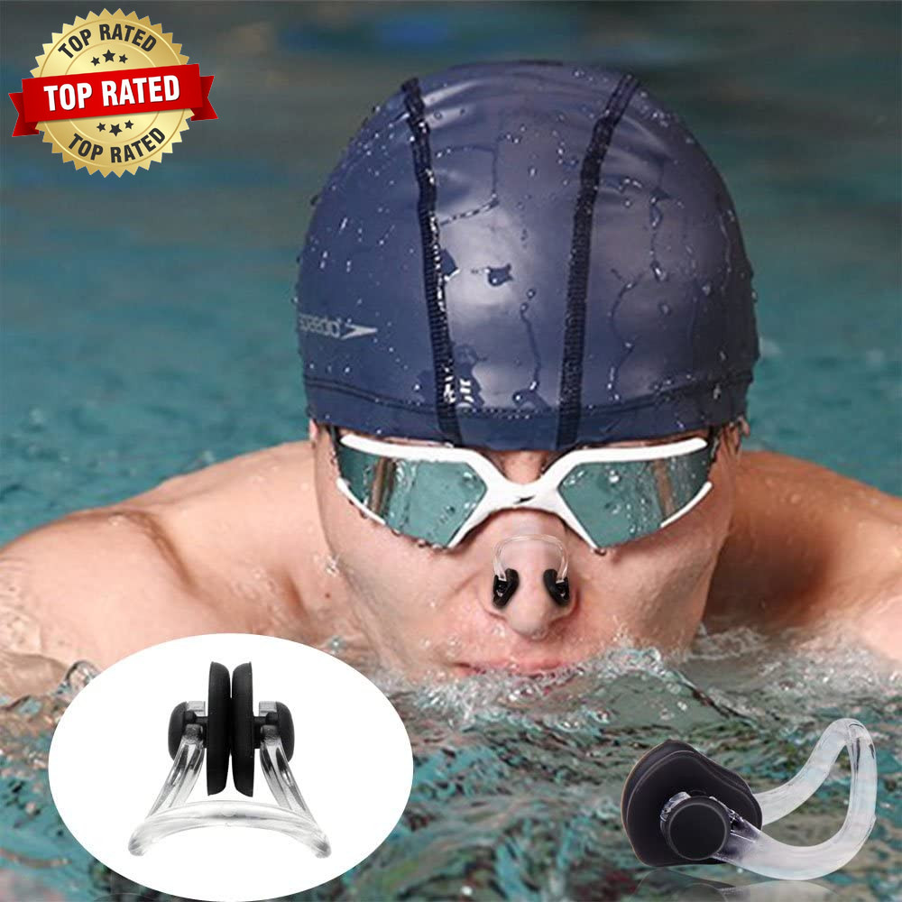 10Pcs Nose Clip for Swimming Nose Plugs for Kids and Adults Multi-Color