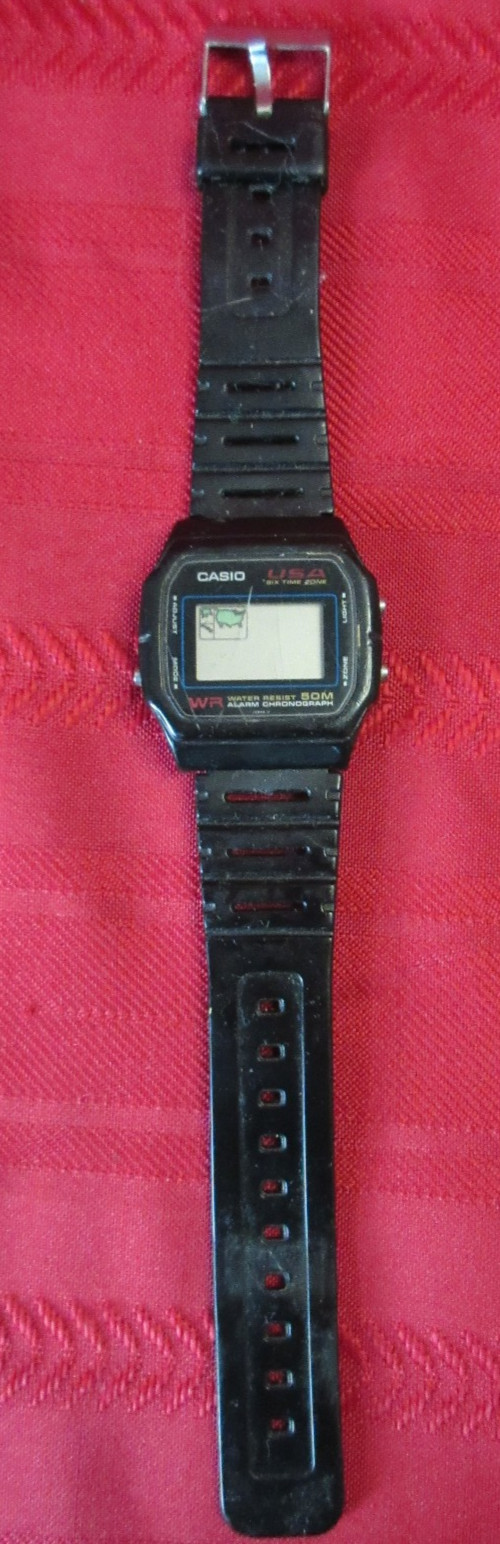 Vtg Casio Digital Watch Lot G-Shock Calculator CA53W W96H F105 A158W A153 Parts