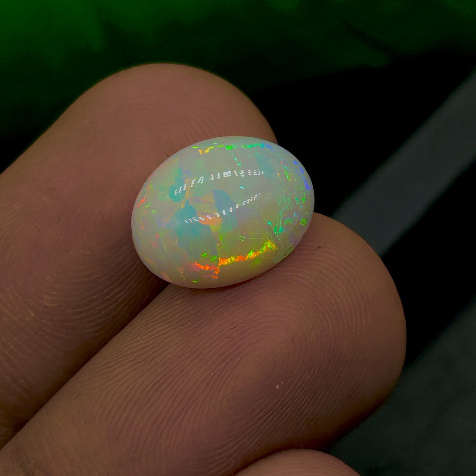 Natural Welo Fire Ethiopian Opal 11×13.50mm Oval Shape Multi Fire Gemstone
