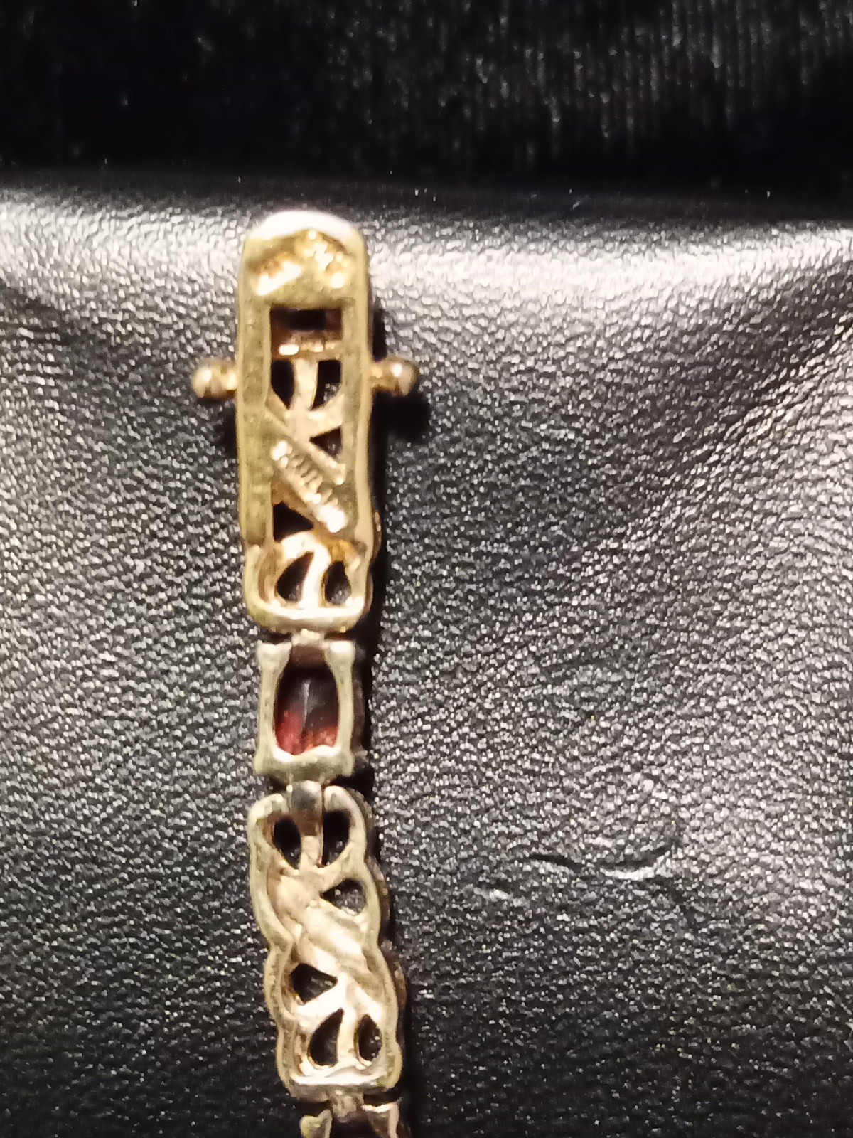 Sterling Silver BARSE .925 18 Inch 13.21 Grams. Chunky Many Precious Stones.