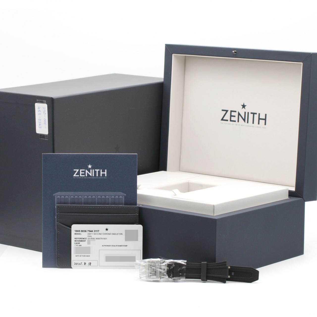 Authentic Zenith Defy Skyline Chronograph 03.9500.3600/78.I001 Stainless Ste…