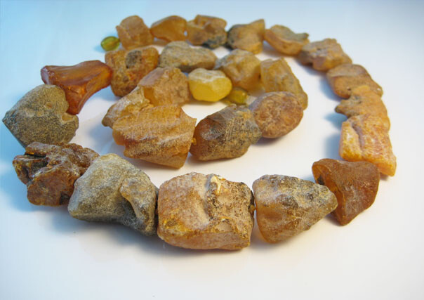 Genuine Massive Raw Amber Baltic Amber Necklace 30 in !!!