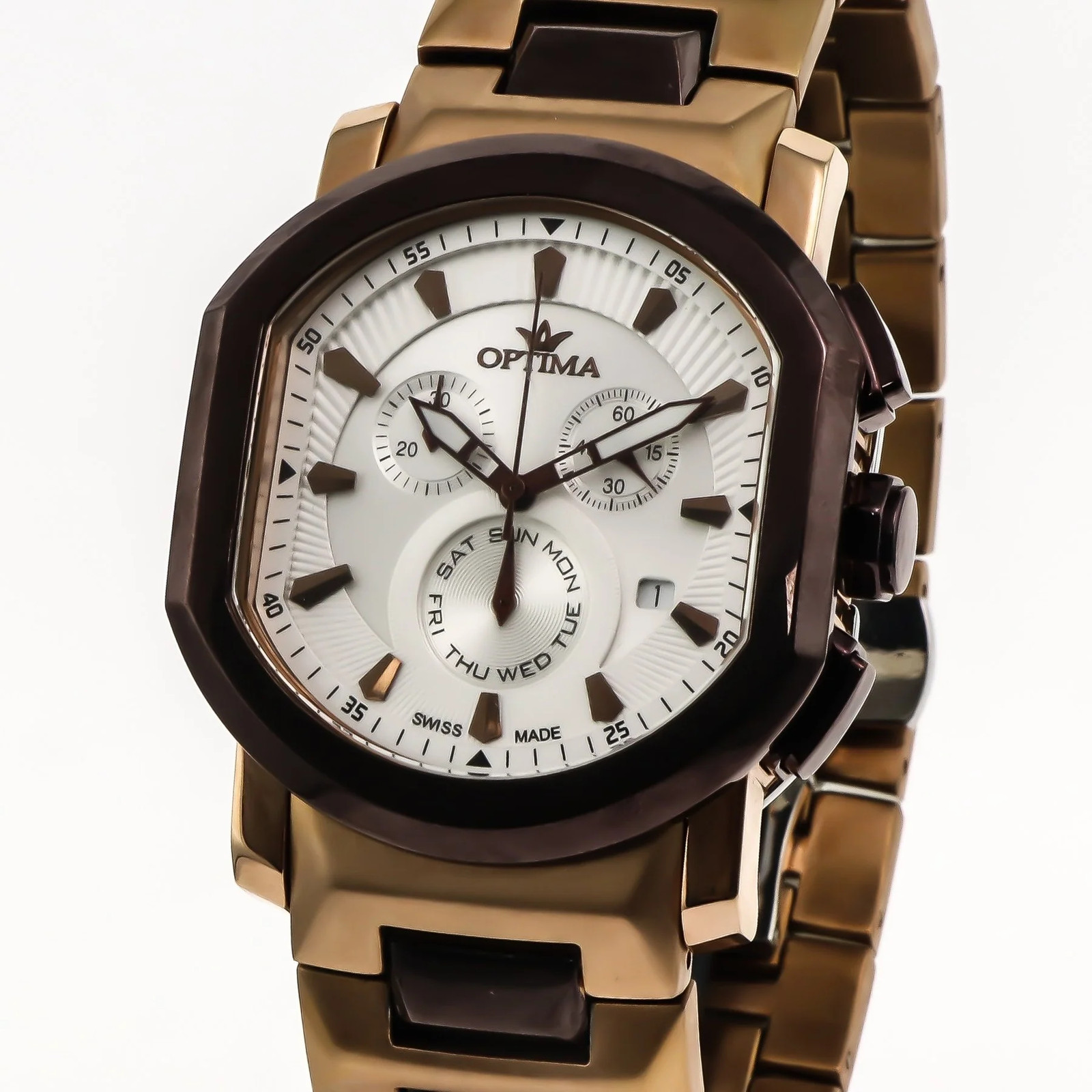 Optima – Swiss Chronograph – OSC243-RC-1 Swiss Chronograph Quartz 40mm x44mm