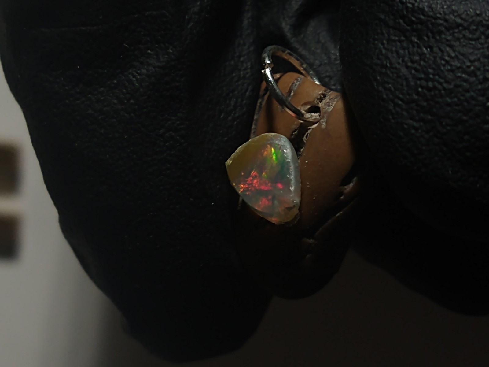 Walnut Opal Pendant