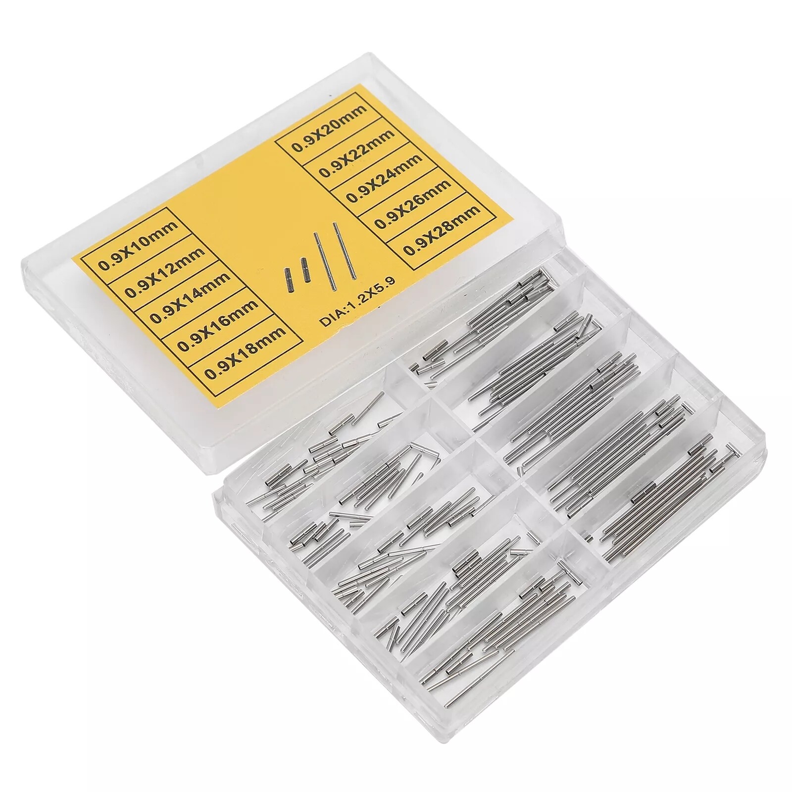 10 Sizes Tube And Pins for Watch Band Strap Watch Repair Accessory 10-28mm