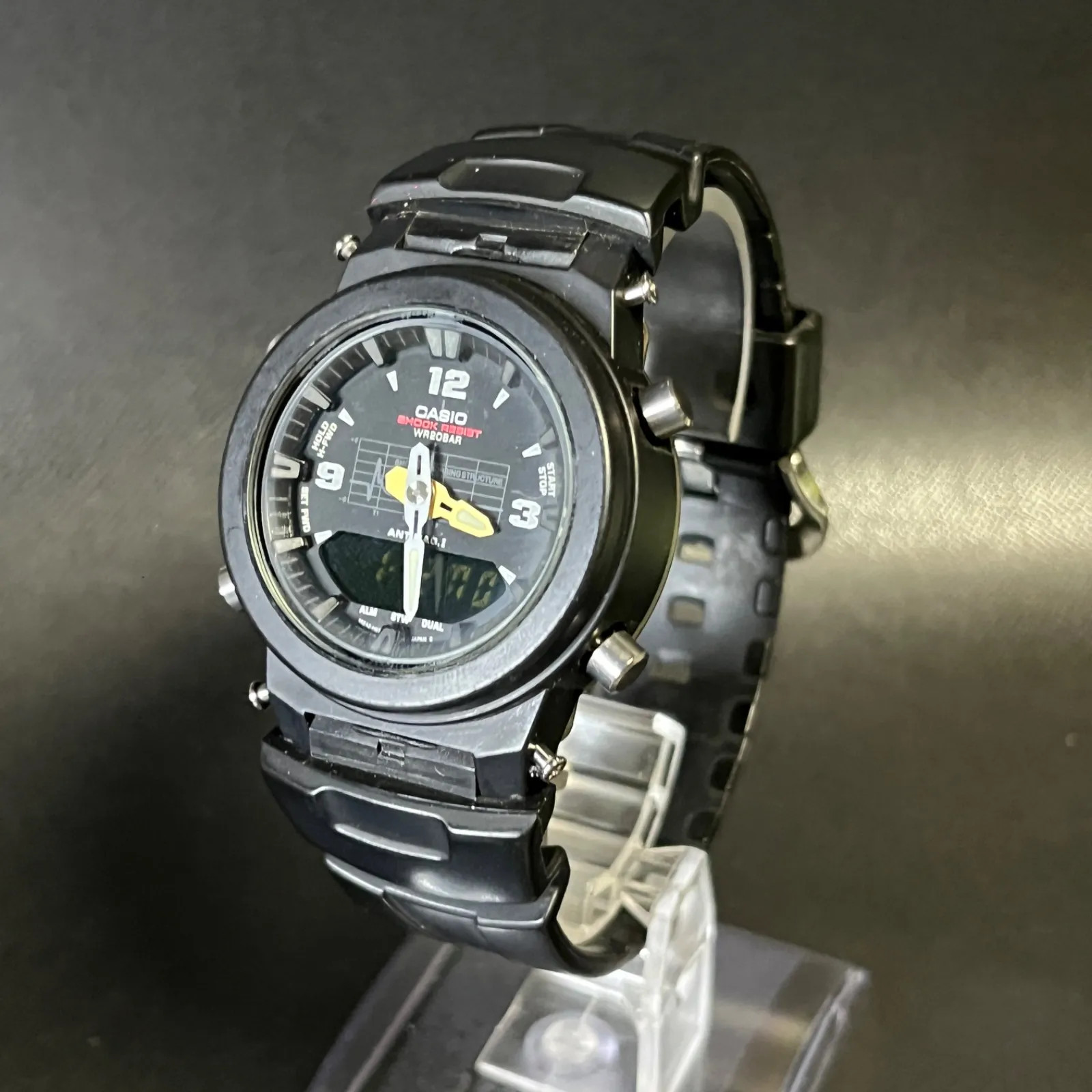 [Working Condition] CASIO G-100 G-SHOCK Analog-Digital Quartz Watch, Battery Rep