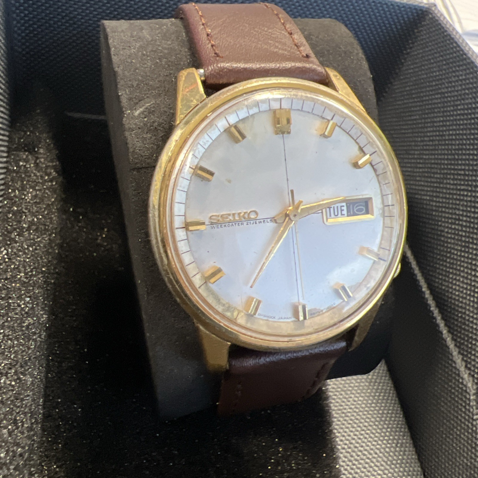 Vintage 1966 SEIKO WEEKDATER Sportsmatic Automatic- 6619-8010-JDM Working