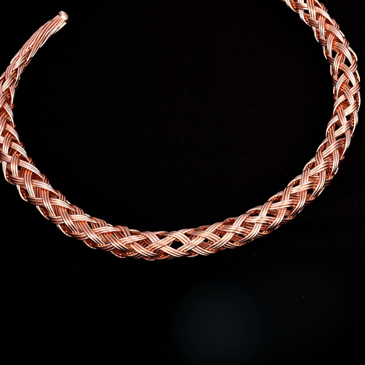 Pure Copper Vintage Handmade Copper Wire Unique Design Necklace Jewelry IN-006