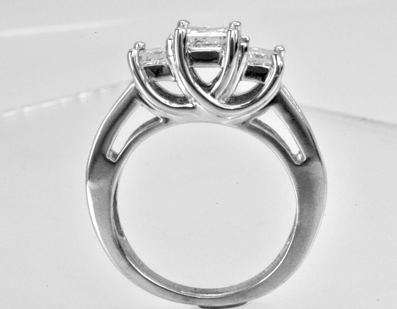 1.50ctw Radiant Cut Diamond Halo Engagement Ring 950k Platinum Lot 4