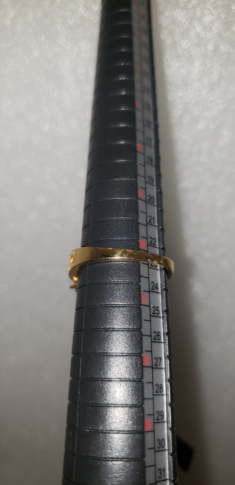 DK Ring Yellow Gold Plated Sterling Silver 925 Watermelon Rainbow Size 10.23