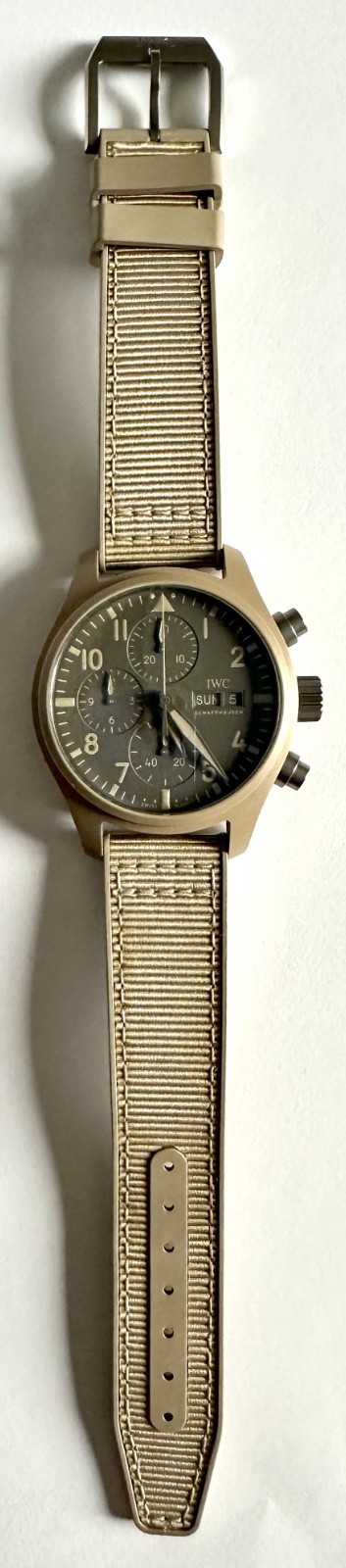 IWC Mojave Desert Chrono 41 TOP GUN Ceramic Pilot’s Watch IW389402 MSRP $12,900
