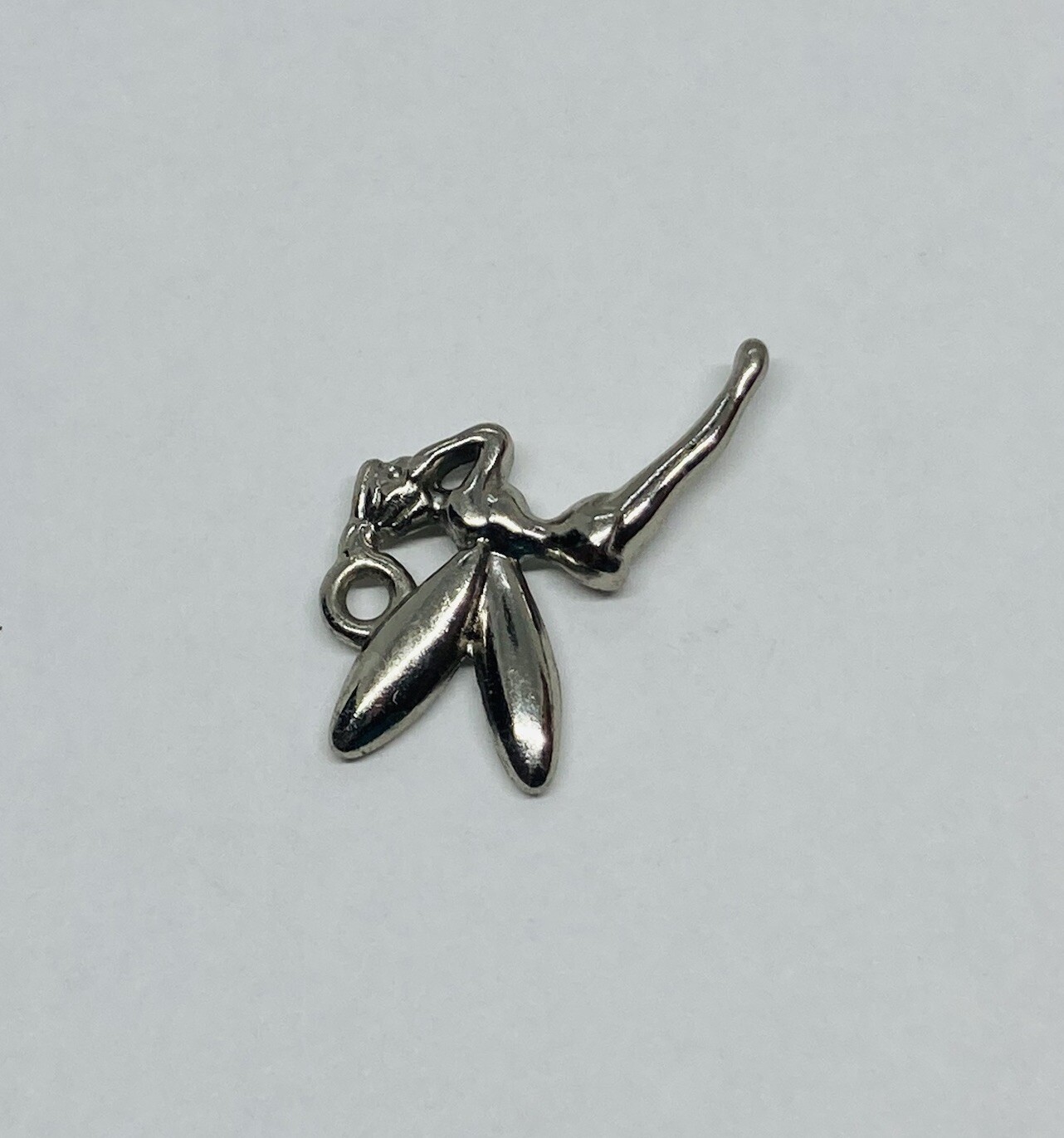 Vintage Metal Flying Fairy Pendant Charm Art Decor 1