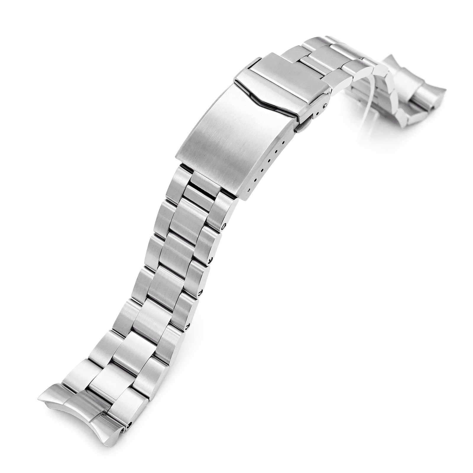 MiLTAT 22mm Super-O Watch Band compatible with Orient Mako II Ray II 316L