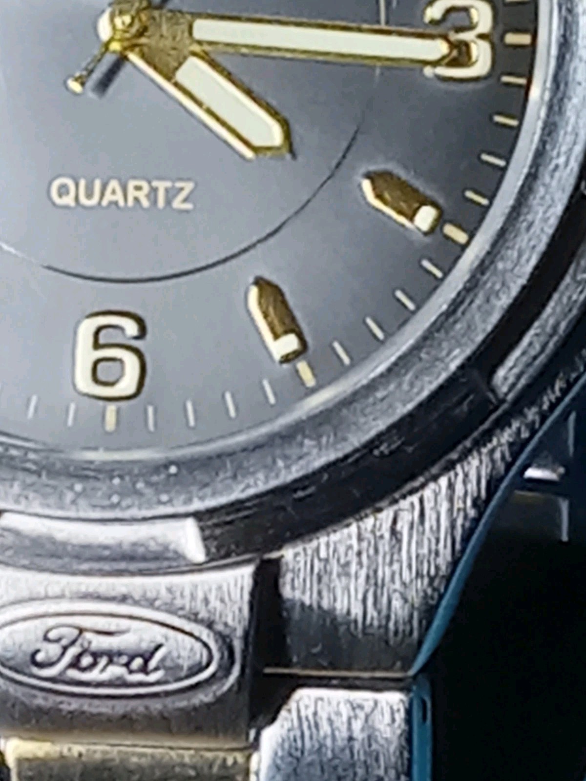 FORD MENS 41.5mm Swiss Luminous WATCH Official Licensed product SS Bracelet New