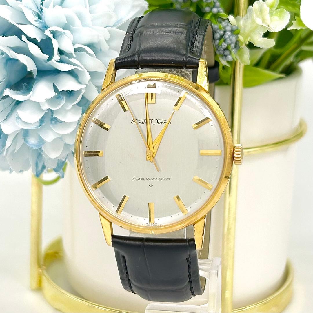 SEIKO CROWN Vintage J15003E Manual Wind Wristwatch
