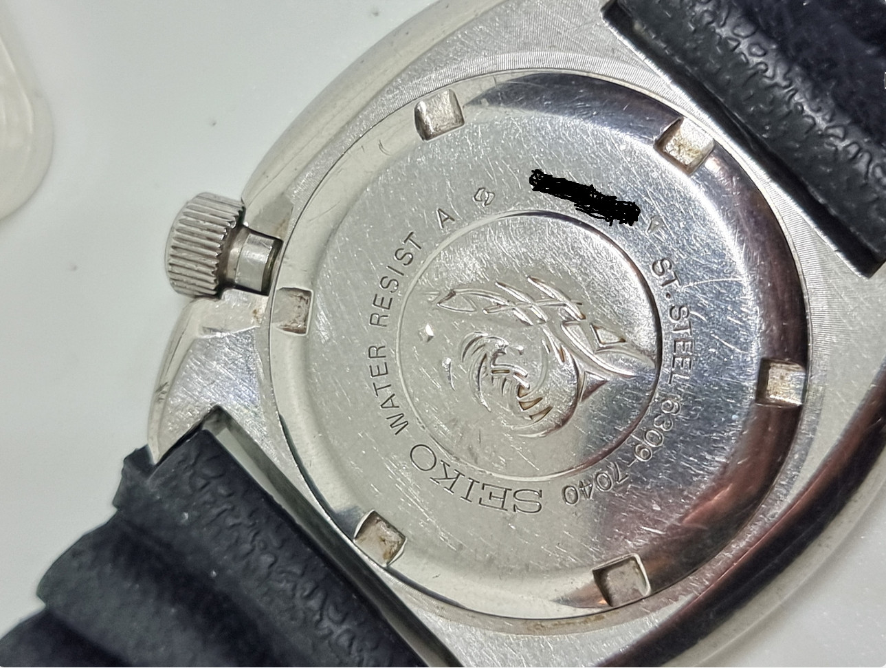Vintage 1984 Seiko 6309-7040 Watch Original Suwa dial and Hands and Bezel